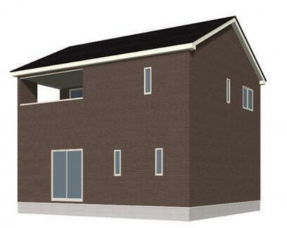 松本市並柳、新築一戸建ての完成予想図（外観）画像です