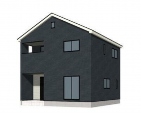 松本市並柳、新築一戸建ての完成予想図（外観）画像です