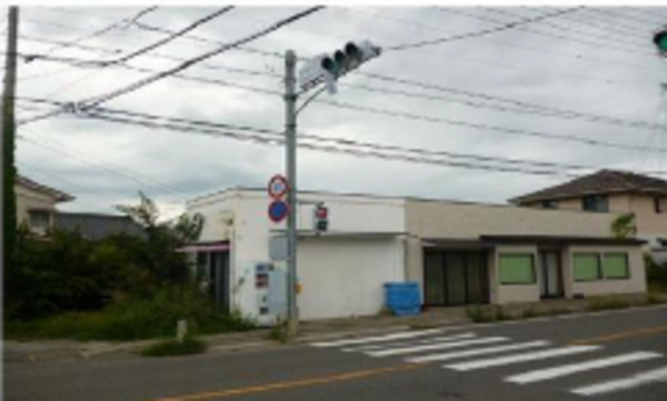 松本市沢村、土地の前面道路を含む現地写真画像です