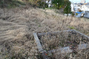 塩尻市大門、土地の前面道路を含む現地写真画像です