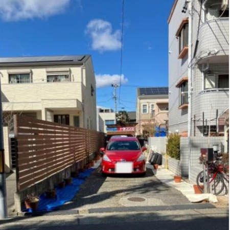 名古屋市昭和区向山町、土地の外観画像です