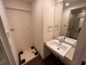 名古屋市昭和区滝子通、中古マンションの洗面画像です