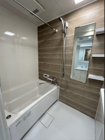 名古屋市昭和区八事富士見、中古マンションの風呂画像です