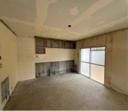 名古屋市昭和区楽園町、中古マンションの居間画像です