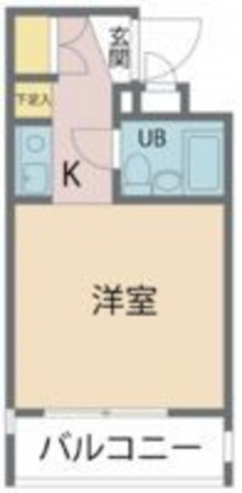 名古屋市昭和区出口町、収益物件/マンションの間取り画像です