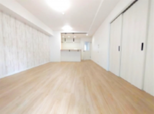 名古屋市昭和区滝川町、中古マンションの居間画像です