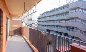 名古屋市昭和区天神町、中古マンションのバルコニー画像です