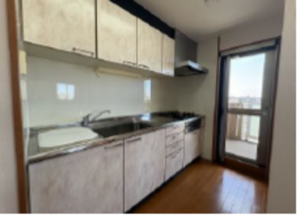 名古屋市昭和区折戸町、中古マンションのキッチン画像です