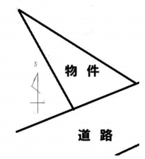 名古屋市昭和区妙見町、土地の間取り画像です