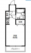名古屋市昭和区鶴羽町、中古マンションの間取り画像です