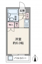 名古屋市昭和区出口町、収益物件/マンションの間取り画像です