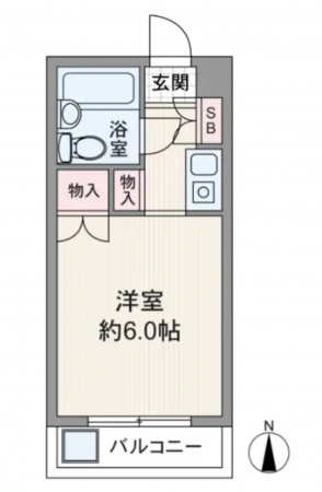 名古屋市昭和区出口町、収益物件/マンションの間取り画像です