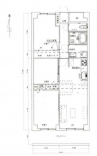 名古屋市昭和区八事富士見、中古マンションの間取り画像です