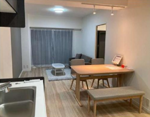 名古屋市昭和区八事富士見、中古マンションの居間画像です