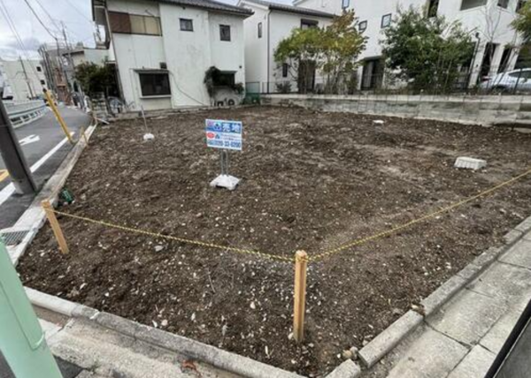 名古屋市昭和区南分町、土地の外観画像です