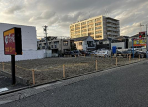 名古屋市昭和区円上町、土地の外観画像です