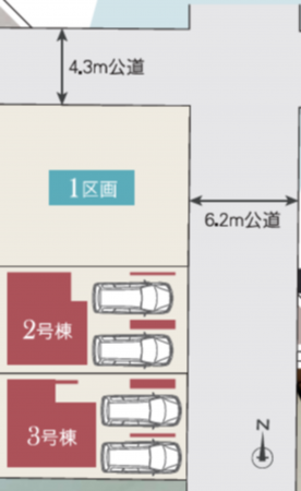 名古屋市昭和区丸屋町、新築一戸建ての地図画像です