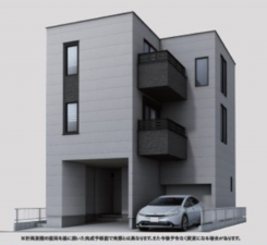 名古屋市昭和区川名本町、新築一戸建ての画像です