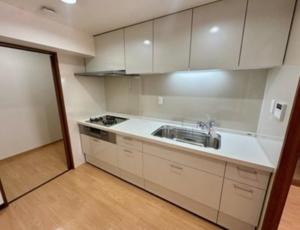 名古屋市昭和区桜山町、中古マンションのキッチン画像です