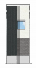名古屋市瑞穂区白龍町、新築一戸建ての完成予想図（外観）画像です