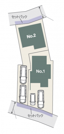 名古屋市瑞穂区、新築一戸建ての画像です