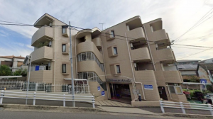 名古屋市昭和区山中町、中古マンションの外観画像です