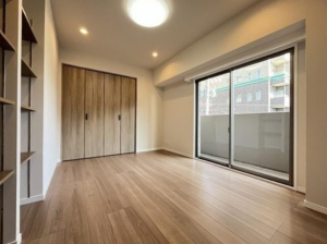 名古屋市瑞穂区彌富町紅葉園、中古マンションの寝室画像です