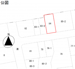 名古屋市瑞穂区丸根町、土地の間取り画像です