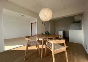 名古屋市瑞穂区浮島町、中古マンションの居間画像です