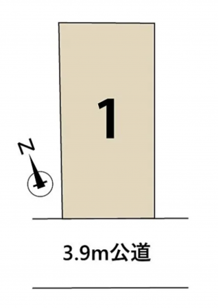 名古屋市千種区千種、新築一戸建ての間取り画像です