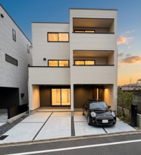 名古屋市瑞穂区高田町、新築一戸建ての外観画像です