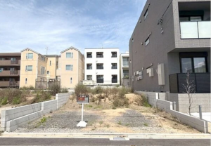 名古屋市瑞穂区白羽根町、土地の前面道路を含む現地写真画像です