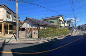 名古屋市瑞穂区玉水町、土地の前面道路を含む現地写真画像です