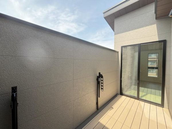 名古屋市瑞穂区本願寺町、新築一戸建てのバルコニー画像です