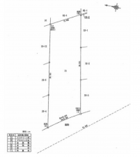 名古屋市瑞穂区岳見町、土地の間取り画像です