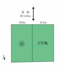 名古屋市千種区西崎町、土地の間取り画像です