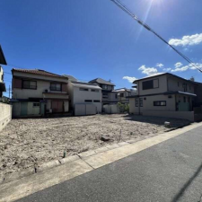 名古屋市千種区西崎町、土地の前面道路を含む現地写真画像です