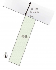 名古屋市千種区穂波町、土地の間取り画像です