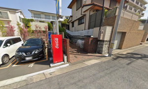 名古屋市千種区鹿子町、土地の前面道路を含む現地写真画像です