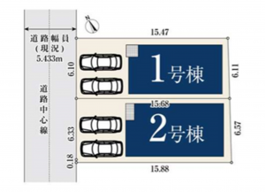 名古屋市千種区春里町、新築一戸建ての画像です