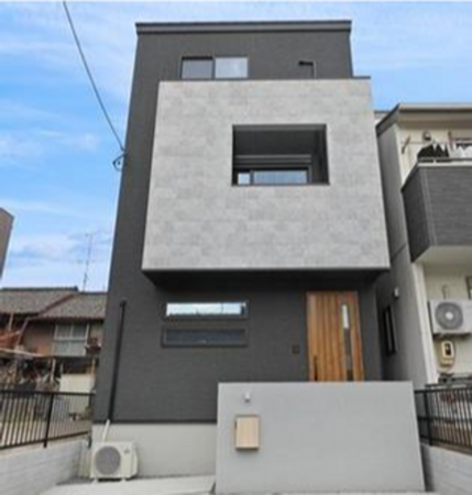 名古屋市瑞穂区雁道町、新築一戸建ての外観画像です