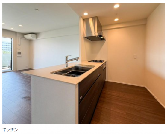 名古屋市昭和区高峯町、中古マンションのキッチン画像です