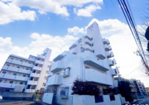 名古屋市瑞穂区浮島町、中古マンションの外観画像です