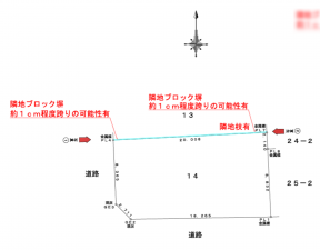 名古屋市瑞穂区牧町、土地の間取り画像です