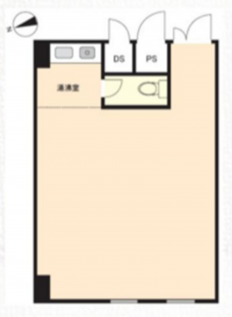名古屋市千種区池下、収益物件/事務所の間取り画像です