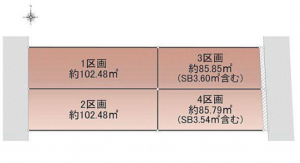 名古屋市瑞穂区平郷町、土地の間取り画像です
