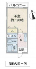 名古屋市瑞穂区津賀田町、収益物件/アパートの間取り画像です