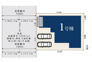 名古屋市昭和区御器所、新築一戸建ての画像です