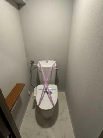 名古屋市瑞穂区竹田町、中古マンションのトイレ画像です