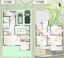 名古屋市千種区春岡、中古一戸建ての間取り画像です